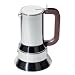 Alessi 9090/6 Richard Sapper Espresso Maker 6 Cups with Free Illy Espresso Coffee
