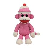 Ty Beanie Buddies Socks The Monkey (Pink)