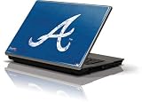 Skinit Atlanta Braves - Solid Distressed Vinyl Skin for Generic 12in Laptop (10.6in X 8.3in)