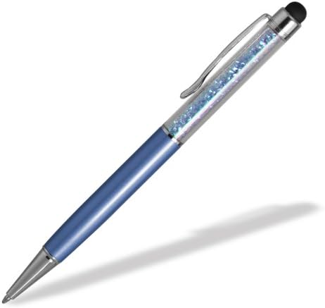 MeeCase Crystal Stylus Retractable Ballpoint Pen (Blue)