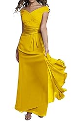 Sexy Off the Shoulder Chiffon Bridesmaid Dress/Party Dress 