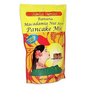Click to buy Banana Macadamia Nut Pancake Mix From Hawaiifrom Amazon!