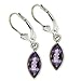 Sterling Silver Simulated Amethyst Hanging title=