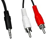 Produkt-Bild: mumbi 3,5mm Klinke Stecker auf 2x Stereo Cinch Stecker - Audio Klinkenstecker 3.5 mm auf Cinch 5,0m - 5 Meter
