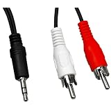 mumbi 3,5mm Klinke Stecker auf 2x Stereo Cinch Stecker - Audio Klinkenstecker 3.5 mm auf Cinch 5,0m - 5 Metervon "mumbi"