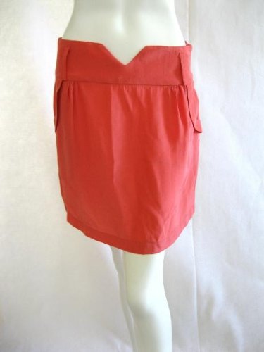 MYNE Kenny Watermelon Silk Short Mini Skirt 6
