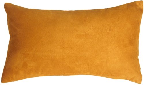 Pillow Decor - 12x20 Royal Suede Toffee Decorative Throw Pillow