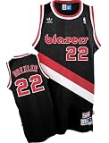 Clyde Drexler Jersey: adidas Black Throwback Swingman #22 Portland Trailblazers Jersey