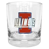 Illinois Fighting Illini Rocks Glass - NCAA College Athletics - Fan Shop Sports Team Merchandise