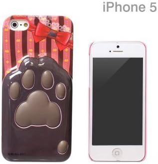 Niconico Nekomura Cat Footprints iPhone 5 Case (Chocolate)