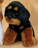 Plush Rottweiler Puppy Sitting 7