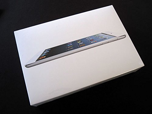 Empty Apple Ipad Mini Box, White/Silver Color