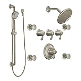 Moen 275BN ExactTemp 3/4 Vertical Spa Set, Brushed Nickel