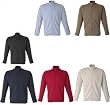 Sportjacke ( Trainingsjacke ) im Retro Look von Hanes in Bicolor mit durchgehendem Reissverschluss in Sahara ( Hellbeige ) - Grau Gr�sse S