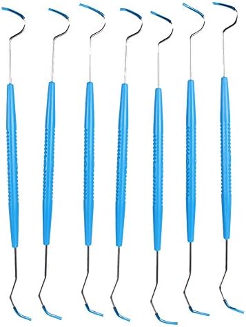 100 Pcs Sterilized Dental Probe Double Ends Stainless Steel Tips Disposable Use