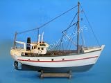 Fine Catch 17 Wooden Model Sailing Ship Fishing Boat Authentic Model Replica Shrimp... by Handcrafted Model Ships
