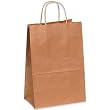 10" x 5" x 13" Kraft Shopping Bag&nbsp; (BGS104K) Category: Paper Bags