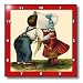 Vintage Young Love - 10x10 Wall Clock