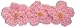 Posies Accessories Three Pearl Pink Daisies Hair Clippie