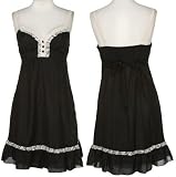 JOHNNY MARTIN Lace Trimmed Party Dress
