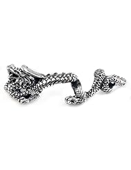 Dragon Slide Pendant in Sterling Silver