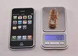 WeighMax iPhone look Cell Gram 100g x 0.01g Gold Jewelry Digital Scale