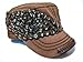 Ladies Beaded Olive & Pique Military Style Cap