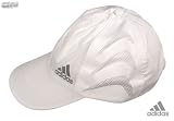 adidas:09MDL メンズランニングキャップ E92978/IU429 ホワイト×メタリックシルバー