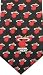 NBA Basketball's Miami Heat silk neckties