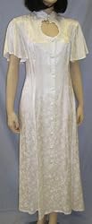 Jacquard Keyhole Neck Dress