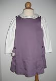Ralph Lauren Girls 2 Piece Dress with Embroidered Top and Pleated Hem