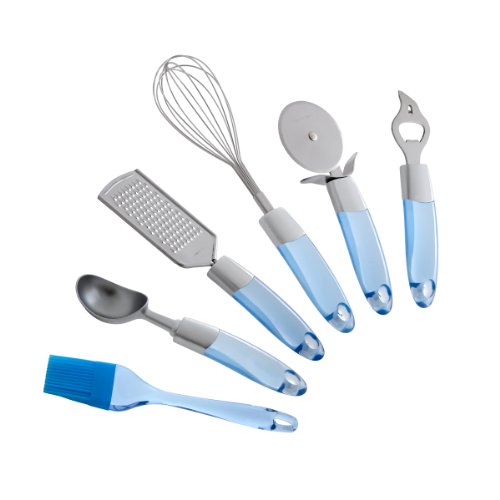 Living Plus 6 Piece Kitchen Tool Set with Acrylic Handle