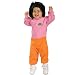 Rubie's Costume Co 33179 Dora The Explorer Dora EZ-On Romper Infant Costume Size Infant 6-12 Months