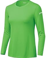 ASICS Women's Circuit 7 Warm-Up Long Sleeve Jacket, Neon Green, Medium