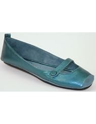Buffalo Ballerina blau metallic