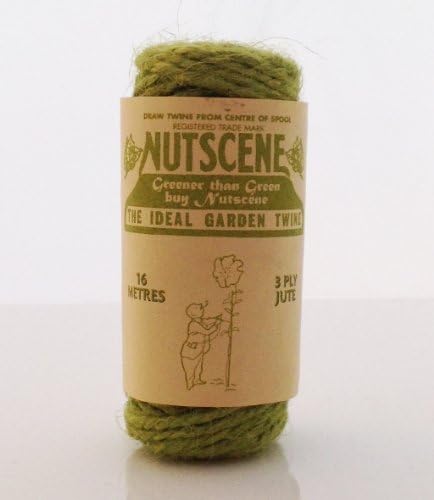 Nutscene 3 Rolls Heritage 3-ply Jute Twine/String: 16m, Lime
