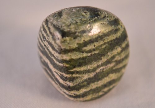 Tumbled Green Zebra Jasper - Healing Stone, Metaphysical Healing, Chakra Stone