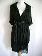 Catherine Malandrino Black Silk Shirt Dress
