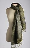 New 100% Pashmina Paisley Wrap Neck Scarf Shawl by Mystic Clothing