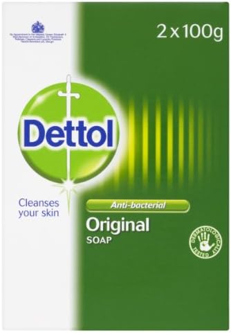 Dettol Bar Soap Original 2 x 100 g (Pack of Four)
