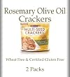 Rosemary & Olive Oil Multi-seed Crackers - 2 / 4.5 Oz Bags
