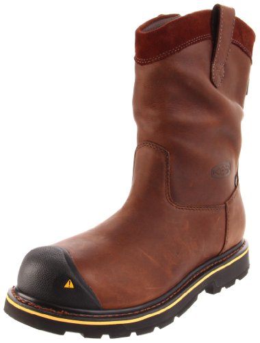 Keen Utility Men's Dallas Wellington Soft Toe Work Boot,Dark Brown,10 2E US