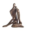 Couple Embracing Bronze Sculpture