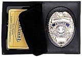 Genuine Leather Private Investigator Badge Wallet style - 2518ta
