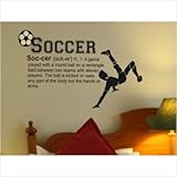 IMAGE OF Soccer Definition Wall Decal Size: 12