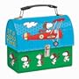 Peanuts Snoopy Hero Time Dome Tin Tote Lunch Box New Gift