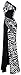Angel-fashions Women's One Shoulder Zebra Gemstones Splicing Evening Dress