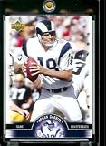 2005 Upper Deck Legends Roman Gabriel Los Angeles Rams Football Card #57 - Mint Condition - In Protective Display Case !!