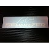 1 X Ac Schnitzer BMW Racing Decal Sticker (New) White Size 8''x2'' by click2go
