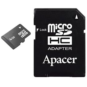 UniversGsm - Carte Micro SD 4 Go + Adaptateur SD BlackBerry 8220 Pea